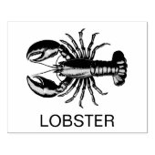 Professionele aangepaste kreeft bruiloft maaltijd  rubberstempel (Afrduk)