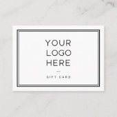 Professionele aangepaste Logo | Eenvoudig cadeaubo Kortingskaartje (Voorkant)