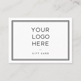 Professionele aangepaste Logo | Eenvoudig cadeaubo Kortingskaartje