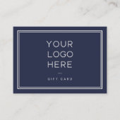 Professionele aangepaste Logo | Eenvoudig cadeaubo Kortingskaartje (Voorkant)