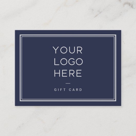 Professionele aangepaste Logo | Eenvoudig cadeaubo Kortingskaartje (Voorkant)