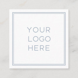 Professionele aangepaste Logo | Eenvoudig en minim Vierkante Visitekaartje