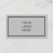 Professionele aangepaste Logo | Eenvoudig en minim Visitekaartje (Voorkant)
