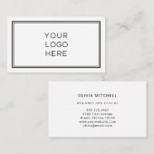 Professionele aangepaste Logo | Eenvoudig en minim Visitekaartje (Voorkant / Achterkant)