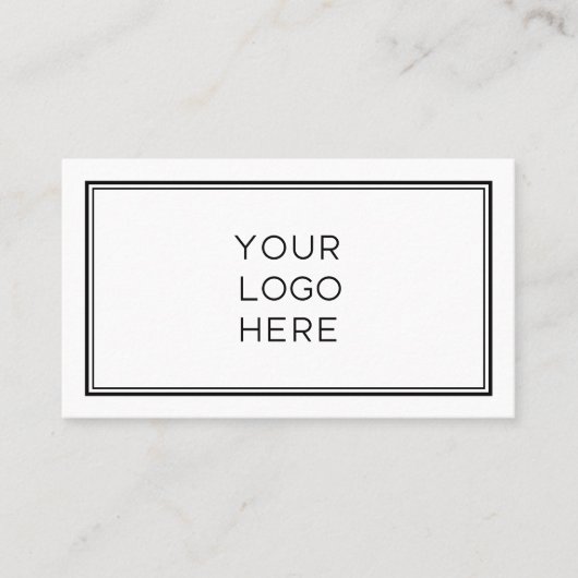 Professionele aangepaste Logo | Eenvoudig en minim Visitekaartje (Voorkant)