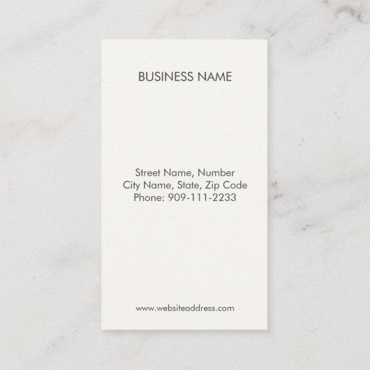 Professionele aangepaste logo-kaart klantenkaartje (Achterkant)