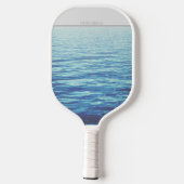 Professionele aangepaste logo met tekst pickleball paddle (Achterkant)