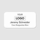 Professionele aangepaste Logo-naamtag Naamplaatje (Voorkant)