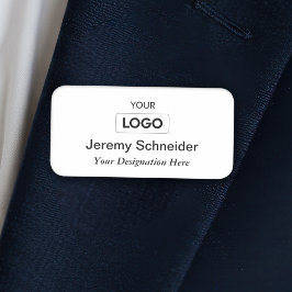 Professionele aangepaste Logo-naamtag Naamplaatje