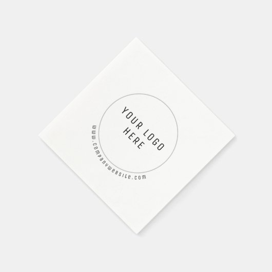 Professionele aangepaste Logo Servet (Hoek)