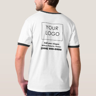 Professionele aangepaste Logo voor kleine bedrijve T-shirt