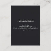 Professionele aangepaste muziekinstrument gitaar visitekaartje (Achterkant)