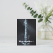 Professionele aangepaste muziekinstrument gitaar visitekaartje (Staand voorkant)