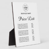 Professionele Aangepaste Naam Logo Diensten Prijsl Fotoplaat (Zijkant)