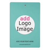 Professionele aangepaste zakelijke grafische kaart mini klembord (Achterkant)