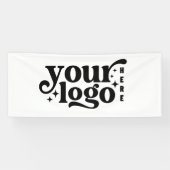 Professionele aangepaste zakelijke Logo-banner Spandoek (Horizontaal)