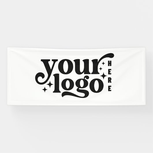 Professionele aangepaste zakelijke Logo-banner Spandoek (Horizontaal)