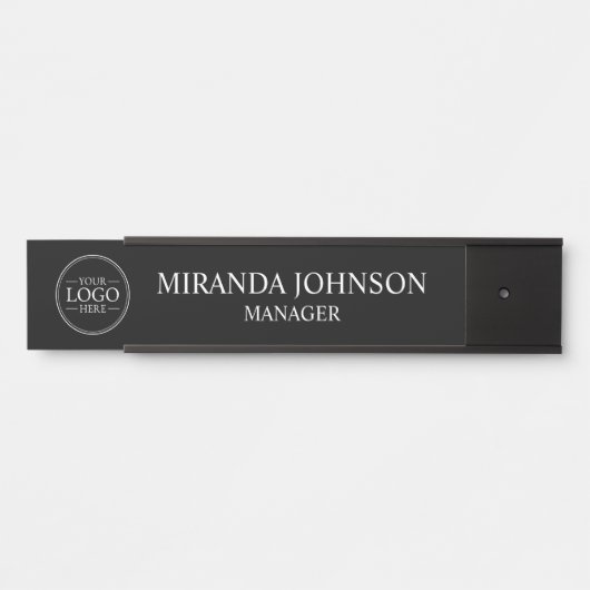 Professionele aangepaste zakelijke Logo Deurbordje (Voorkant)