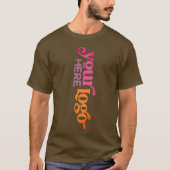 Professionele aangepaste zakelijke Logo T-shirt (Voorkant)
