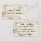 Professionele Aannemer Home Remodelling Visitekaartje (Voorkant / Achterkant)