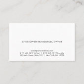 Professionele Abstracte Cloud Logo Visitekaartje (Achterkant)