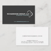 Professionele Abstracte Cloud Logo Visitekaartje (Voorkant / Achterkant)