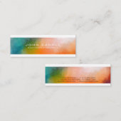 Professionele Abstracte Kunst Creatieve Moderne Vl Mini Visitekaartje (Voorkant / Achterkant)