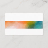 Professionele Abstracte Kunst Creatieve Moderne Vl Visitekaartje (Achterkant)