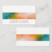 Professionele Abstracte Kunst Creatieve Moderne Vl Visitekaartje (Voorkant / Achterkant)