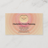 Professionele Abstracte spiralige QR-code Sjabloon Visitekaartje (Achterkant)