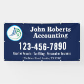 Professionele accountant Bedrijfs Spandoek (Horizontaal)