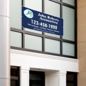 Professionele accountant Bedrijfs Spandoek (Buitenkant Gebouw)