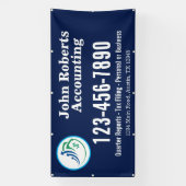 Professionele accountant Bedrijfs Spandoek (Verticaal)