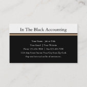 Professionele accountant CPA Visitekaartje (Voorkant)