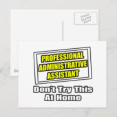 Professionele administratieve assistent...Joke Briefkaart (Voorkant / Achterkant)