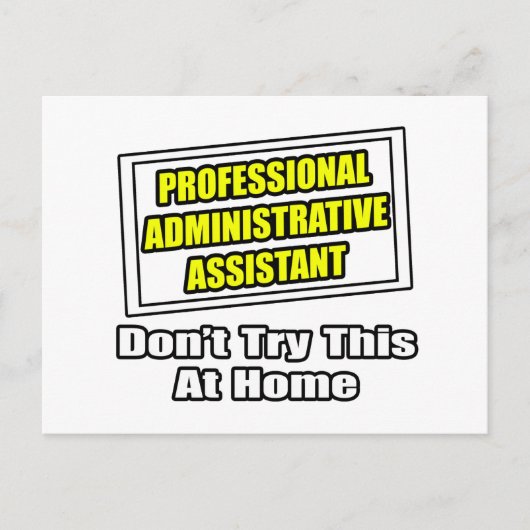 Professionele administratieve assistent...Joke Briefkaart (Voorkant)