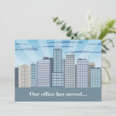 Professionele adreswijziging Modern Kantoor verpla Aankondiging (Staand voorkant)