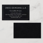 Professionele adviseur op het Visitekaartje van de (Voorkant / Achterkant)