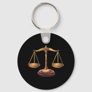 Professionele advocaat advocaat luxe Black Gold Sleutelhanger