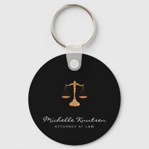 Professionele advocaat advocaat luxe Black Gold Sleutelhanger