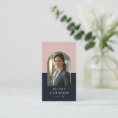 Professionele advocaat Arch Foto Visitekaartje (Staand voorkant)