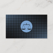 Professionele advocaat Blauwe Visitekaartjes Klantenkaartje (Voorkant)