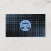 Professionele advocaat Blauwe Visitekaartjes Klantenkaartje (Voorkant)