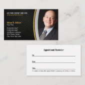 Professionele advocaat Foto Beste Luxe Afspraak Afsprakenkaartje (Voorkant / Achterkant)