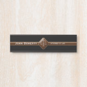 Professionele advocaat | RECHTSAANTEKENING Deurbordje (Voorkant)