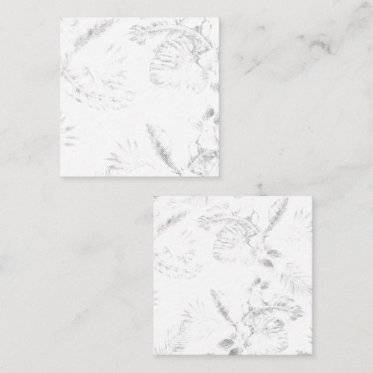 Professionele afspraak & vierkante Visitekaartjes Afsprakenkaartje (Voorkant / Achterkant)