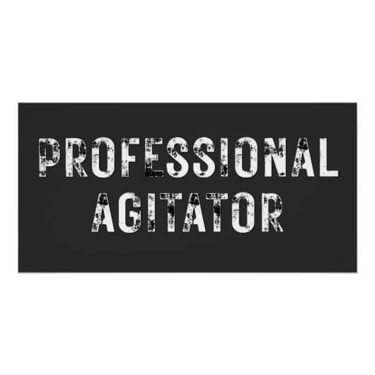 PROFESSIONELE AGGITEUR PERFECT POSTER (Voorkant)