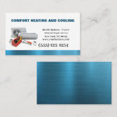 Professionele airconditioningverwarming visitekaartje (Voorkant / Achterkant)