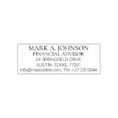 PROFESSIONELE ALGEMENE GEGEVENS ZELFINKTENDE STEMPEL (Design)