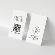 Professionele algemene platte witte Logo QR-code
